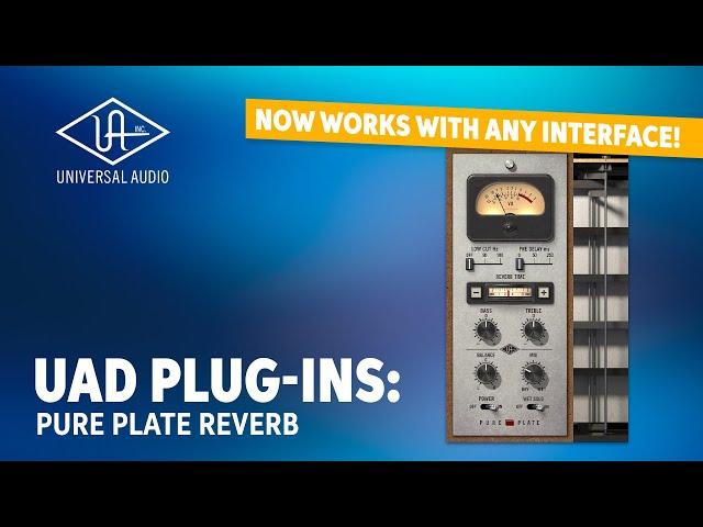 Universal Audio UAD Pure Plate Reverb Plug-In Demo