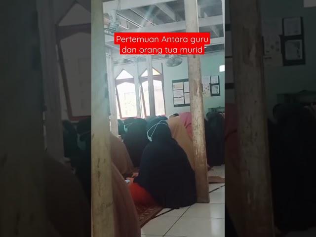 Pertemuan Antara guru dan orang tua murid