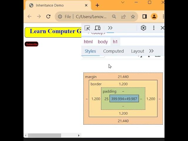 Unset the default margin in css #css3 #cssshorts #shorts #youtubeshorts #webdevelopment .