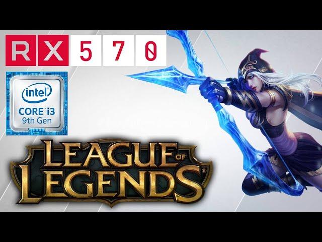 League of Legends | RX 570 4GB + I3 9100F | 1080p, Max Settings