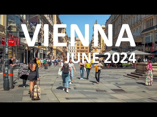 Vienna Walk in City Center, June 2024 | 4K HDR