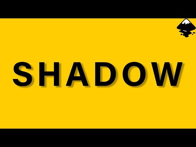 How to create a drop shadow in Inkscape