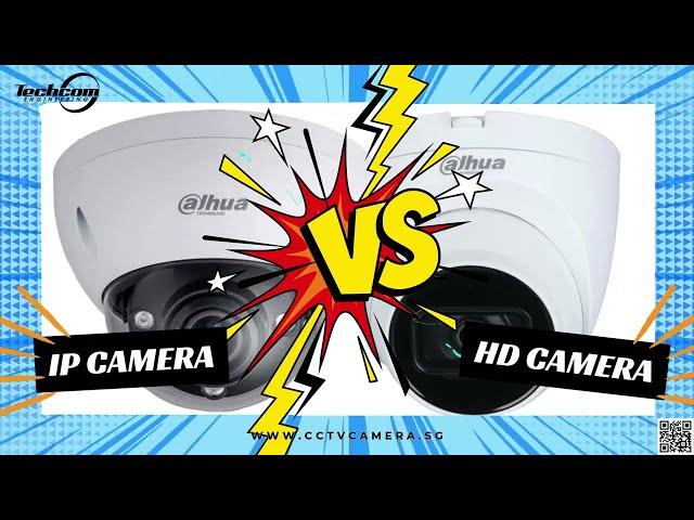 CCTV Cameras : Know the difference between IP Camera and HD Camera | Techcom Engineering Pte. Ltd