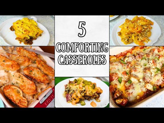 5 Comforting Casseroles | Hearty and Satisfying!