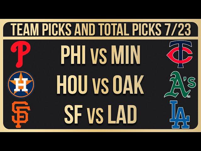 MLB Picks and Predictions Today 7/23/24 | MLB Picks Today 7/23/2024