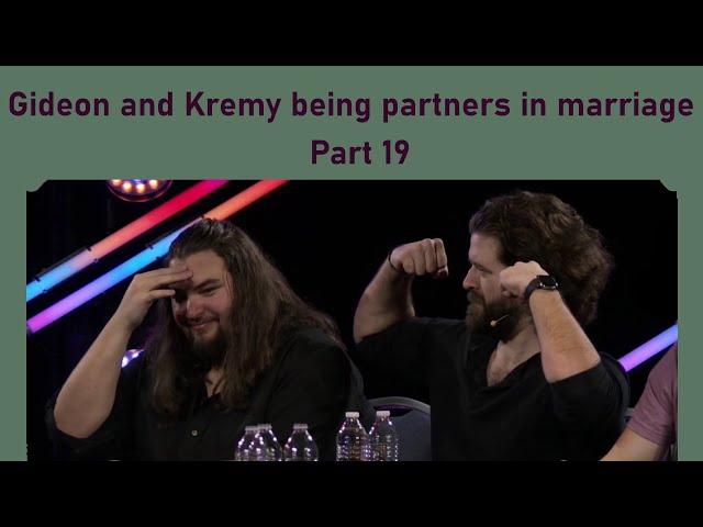 Gideon and Kremy being partners (in marriage) part 19 OUAW + Live Shows