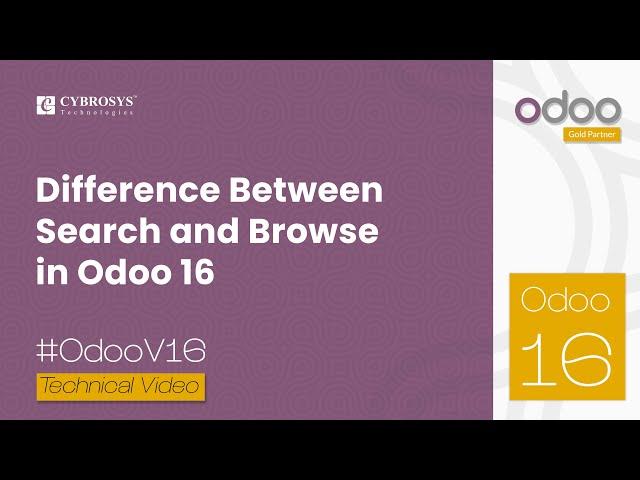 Difference Between Search & Browse Methods in Odoo 16 | ORM Methods | Odoo 16 Development Tutorials