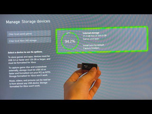 Xbox Series X/S: How to Setup & Install External Storage USB Hard Drive Tutorial! (2023 NEW)