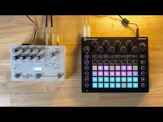 Ambient w/ Novation Circuit, MOTIF-RACK ES | Loopback 2024-09-20 by atnr