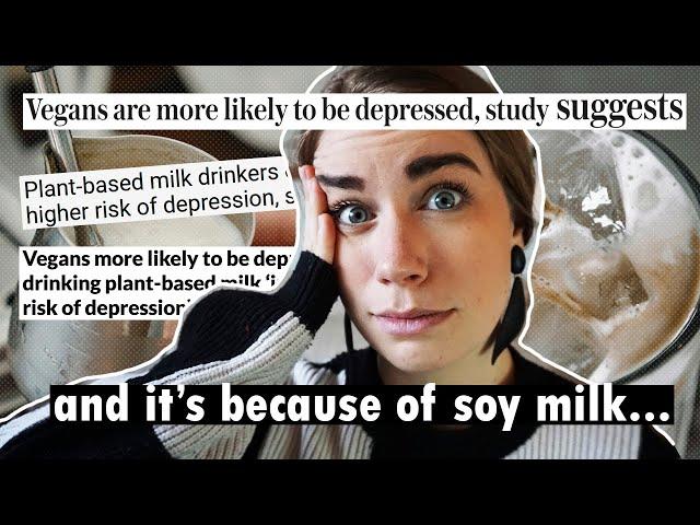 Blame My Anxiety on Oat Milk? Sure, Why Not! // dairy vs plant milk depression showdown