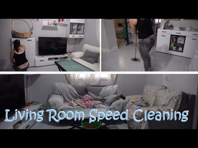 Living Room Speed Cleaning Routine | Clean with me 2023