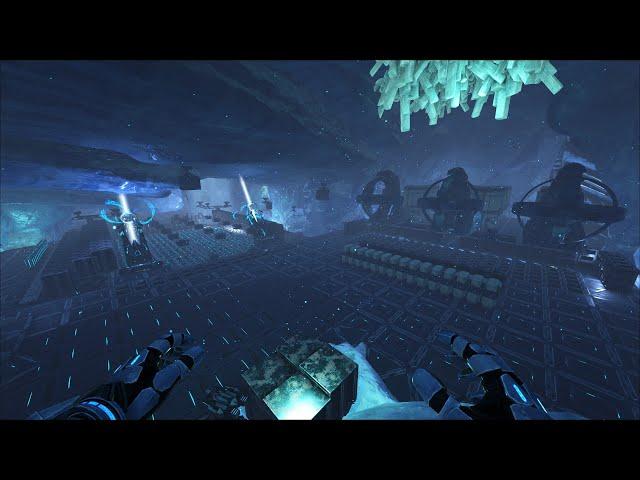 Ark | Island Ice Cave Build Design PvP | Cinematic Base Tour | 2023