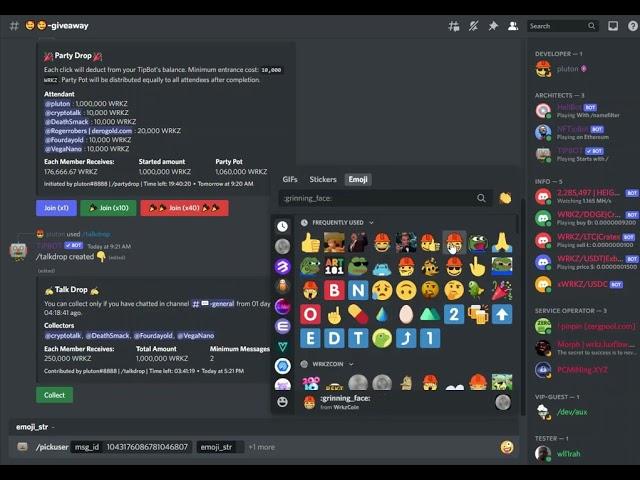 [TipBotv2] /pickuser select a random user who reacted on Discord Message