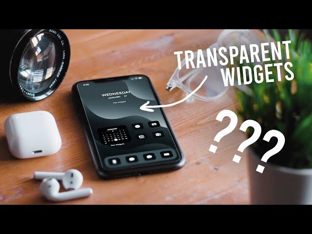 Minimal iPhone Setup Tutorial - Transparent Widgets and Custom Icons