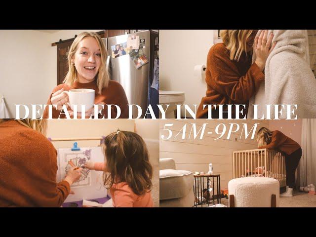 DETAILED DAY AS A STAY AT HOME MOM // my average 5am-9pm