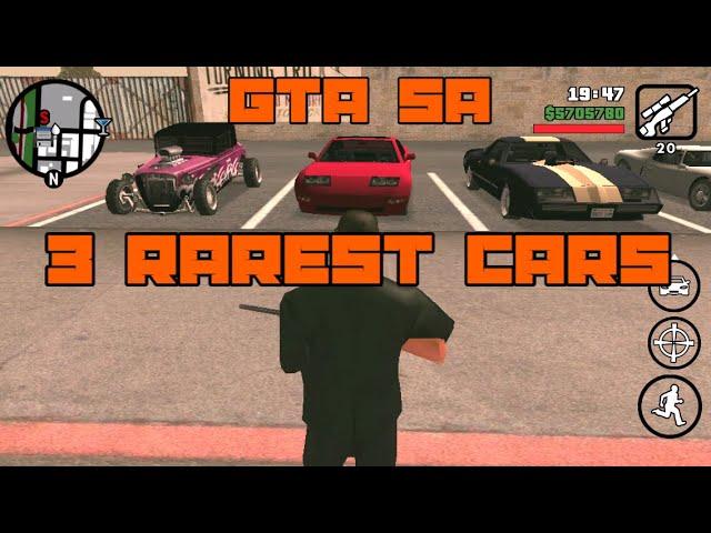 GTA SA IOS | 3 Rarest Cars and How to Get Them (No Cheats used)