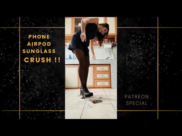 Telefon ezme/phone crush#asmrcrushing #heels  https://www.patreon.com/Mistressjulide