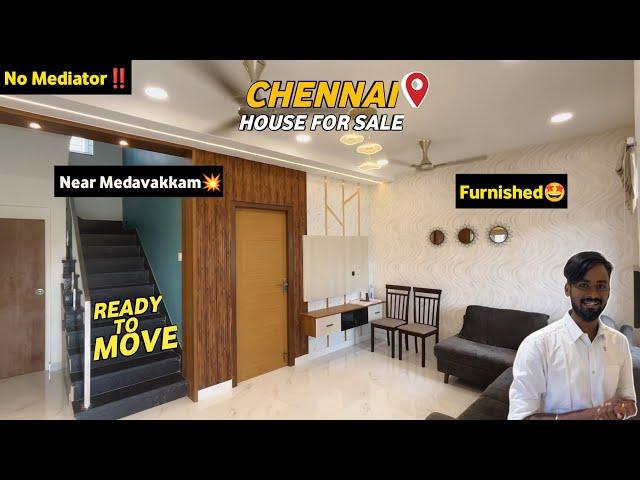 Fully FurnishedIndividual House for sale in ChennaiSecured Gated CommunityBest for IT Sonthangal