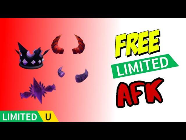 How to get FREE UGC LIMITEDS ITEMS AFK! ROBLOX
