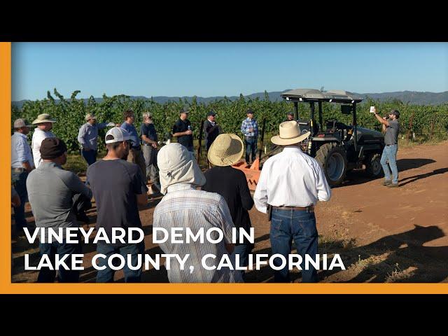 Lake County Farmers experience Autonomous MK-V Tractor