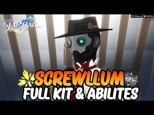 BUSTED PURE FICTION SUPPORT!!? | Screwllum Full Kit & Abilities | Honkai Star Rail