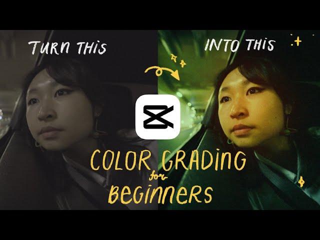 How To Color Grade From 0 Using ONLY Capcut (NO PC) / Asian, Japanese, Chinese, Korean Film Style