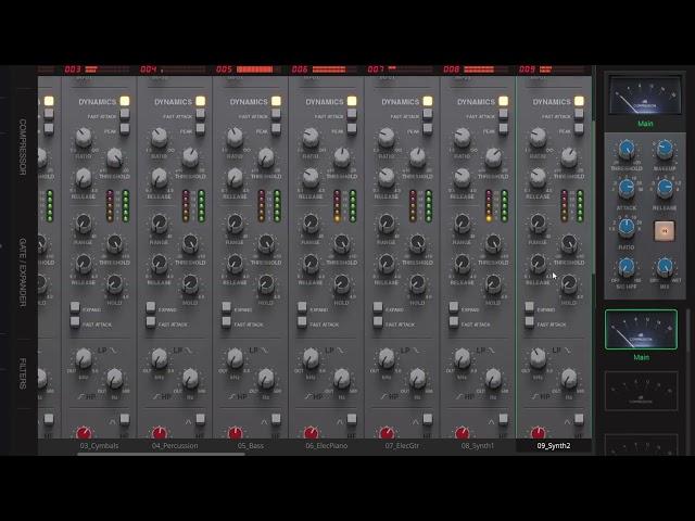 Mixing a song with SSL 360