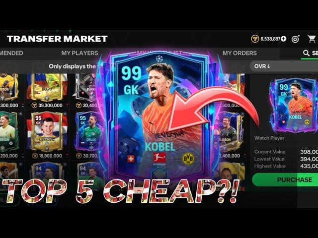 TOP 5: BEST GK IN FC MOBILE UNDER 60 MILLION!?