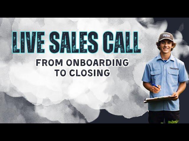 Live Sales Call | How to Get More Lawn Mowing Customers