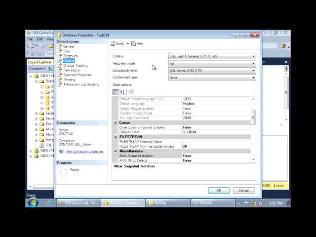 SQL Server 2012 - Database Mirroring Configuration (Part 1 of 2)