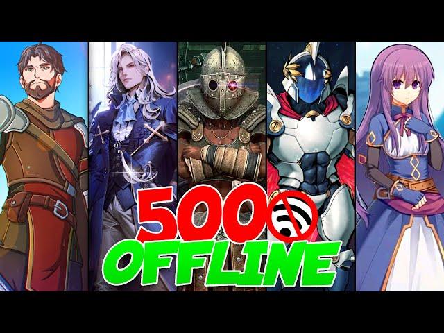 Top 500 OFFLINE SINGLE-PLAYER Games for Android iOS 2024