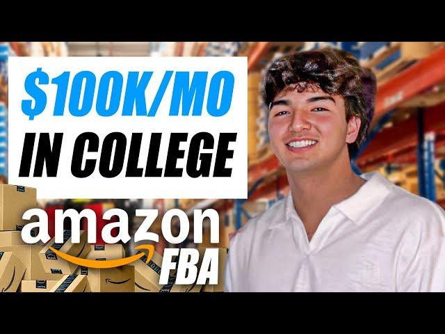 How Bryan Sells $100,000/Month On Amazon FBA (In College)