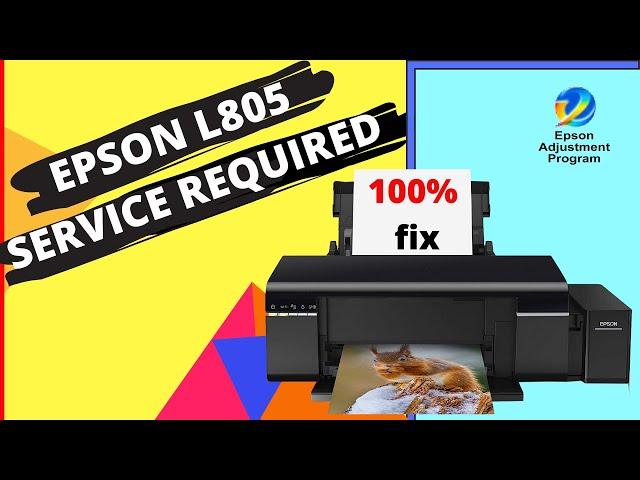 Epson Adjustment Program L805