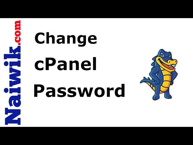 How to change password of Hostgator cPanel