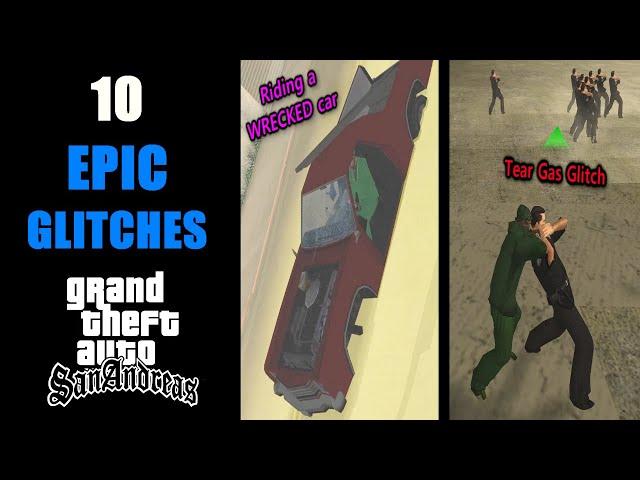 10 GLITCHES You Didn't Know About In GTA San Andreas