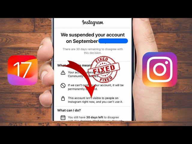 your account is not visible to people on instagram and you can't use it|2024