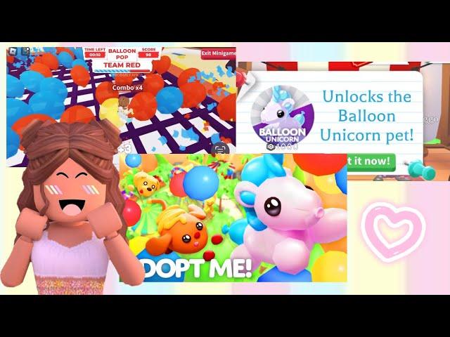 Trying to get a BALLON UNICORN in adopt me! (Playing the new update and more!)