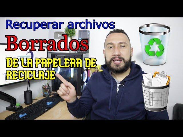 Recupera tus archivos borrados con este método infalible desde la papelera de reciclaje 