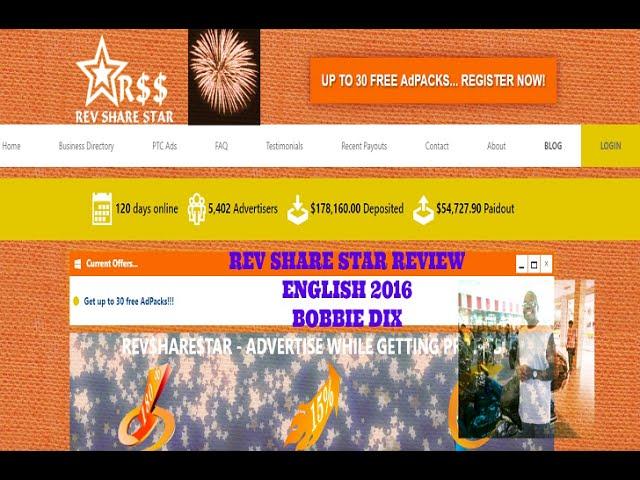 REVSHARE STAR REVIEW ENGLISH 2016  BOBBIE DIX