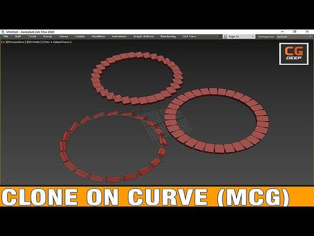 Object Align Along Path and Direction in 3ds Max 2020 With Latest Modifier | CG Deep | Tutorials