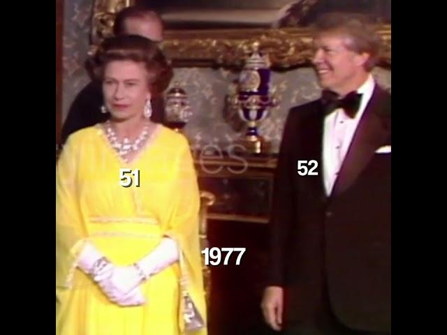 Queen Elizabeth with Jimmy Carter he died on 29th Dec 2024 May his soul rest in peace #jimmycarter