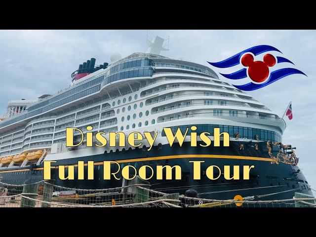 Disney Cruise Line: Disney Wish Full Room Tour