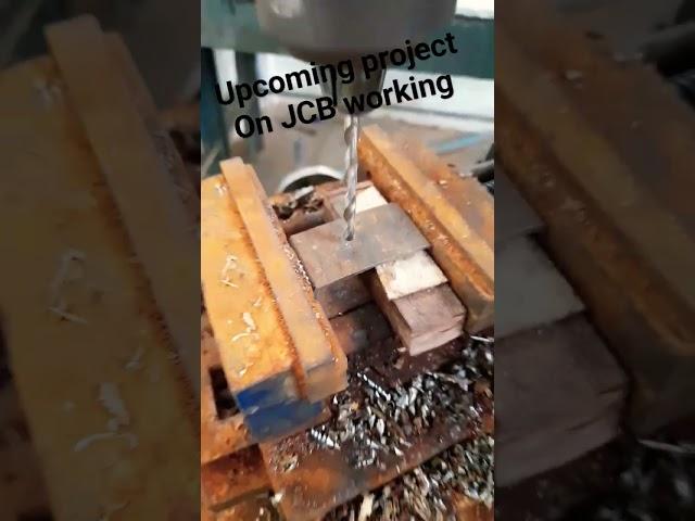 making hydraulic jcb using syrenge in workshop|iti fitter project|#fitter work