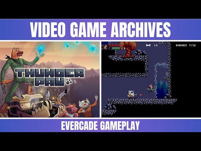 Video Game Archives | Thunder Paw (2019,2024) Evercade, Mega Drive Genesis Gameplay