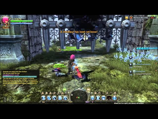 Dragon Nest NA - Manticore Hell Solo (Moon Lord)