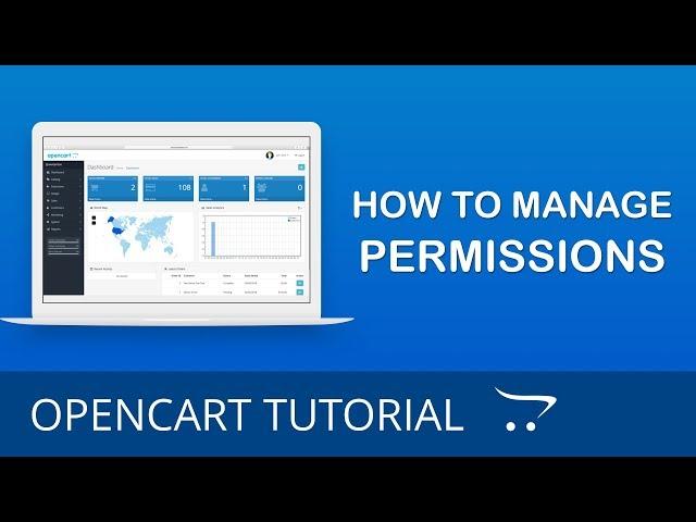 How to Manage Permissions in OpenCart 3.x