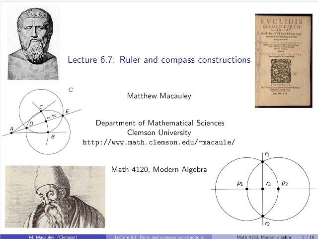 Visual Group Theory, Lecture 6.7: Ruler and compass constructions