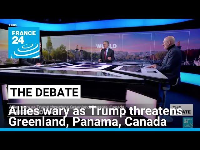 Is he serious? Allies wary as Trump threatens Greenland, Panama, Canada • FRANCE 24 English