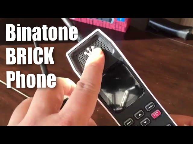 Binatone The Brick 80's retro Motorola style GSM Sim-Free bluetooth mobile phone review