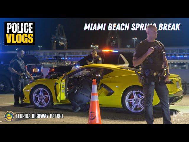 POLICE VLOGS - Spring Break Miami Beach (Florida Highway Patrol)